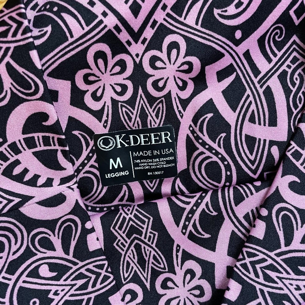 K-Deer pattern leggings